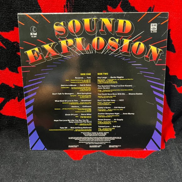 K-Tel. Sound Explosion. Vinyl. Very Good Condition. 1982 Release. - Picture 2 of 6